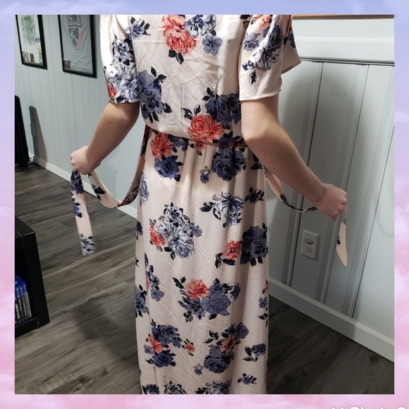 Candies medium dress maxi blush Easter romper - Picture 4 of 6